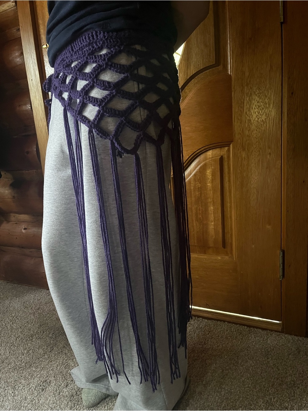 Crochet Fringe Belt